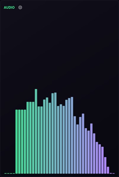 Audio Visualizer widget