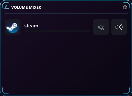 Volume Mixer widget