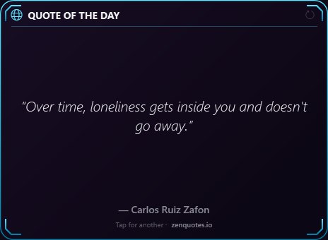 Quote of the Day widget
